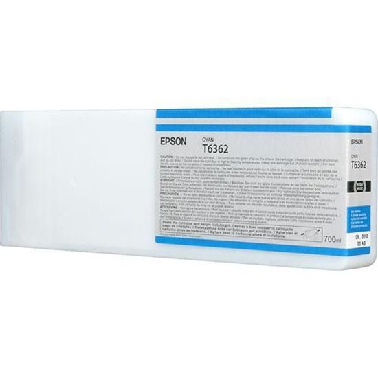 Зображення Картридж струменевий Epson StPro 7700, 7890, 7900, WT7900, 9700, 9890, 9900 cyan, 700 мл (C13T636200)