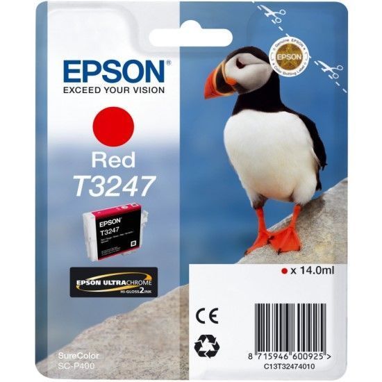 Изображение Картридж cтруменевий Epson SureColor SC-P400 red (C13T32474010)