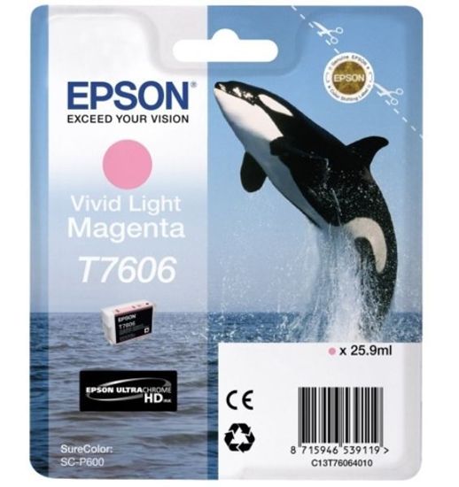 Зображення Картридж cтруменевий Epson SureColor SC-P600 light magenta (C13T76064010)