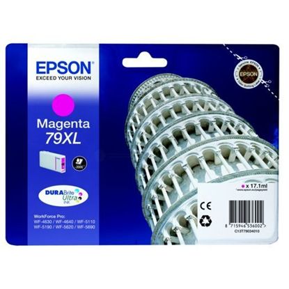 Зображення Картридж cтруменевий Epson WF-5110, WF-5620 magenta XL (C13T79034010)