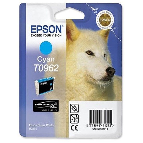 Зображення Картридж cтруменевий Epson StPhoto R2880 cyan (C13T09624010)