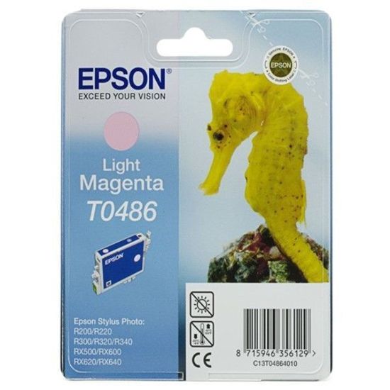 Зображення Картридж cтруменевий Epson StPhoto R200, 220, 300, 320, 340; RX500, 600, 620, 640 light magenta (C13T04864010)