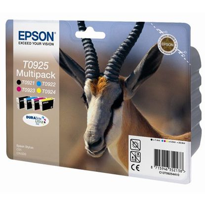 Зображення Картридж cтруменевий Epson St C91,CX4300 Bundle набір /C,M,Y,Bk/ (C13T10854A10)