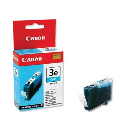  Зображення Картридж Canon BCI-3eС Cyan  для BJC-3000/6000/6100/6200/6500, BJ-i550/i850/i6500, S400/450/4500/500/520/600/630/6300/750, SmartBase MPC400/600F/MP700Photo/MP730 