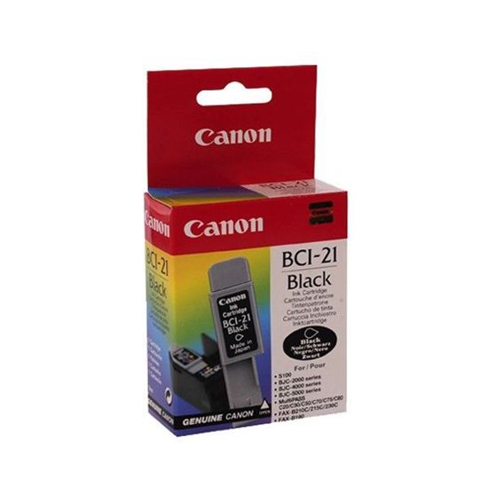 Изображение Картридж cтруменевий Canon BCI-21Bk Black для BJC-2000,2100,4000,4100,4200,4300,4400,4550,4650,5100,5500, BJ-S100, MultiPASS C20,C50,C70,C75,C80, FAX-B210C,215Cб230C (0954A002)