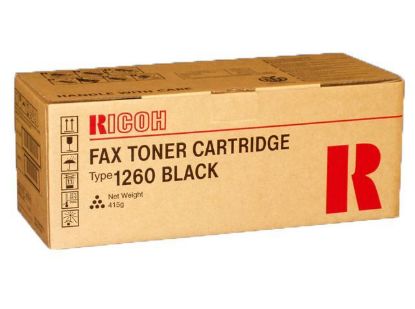 Изображение Тонер-картридж Ricoh Fax toner тип 1260 чорний (430351)