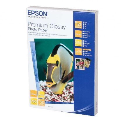 Зображення Фотопапір 100 x 150 мм Epson Premium Glossy Photo Paper,  50 арк, 250 г/м2 (C13S041729)
