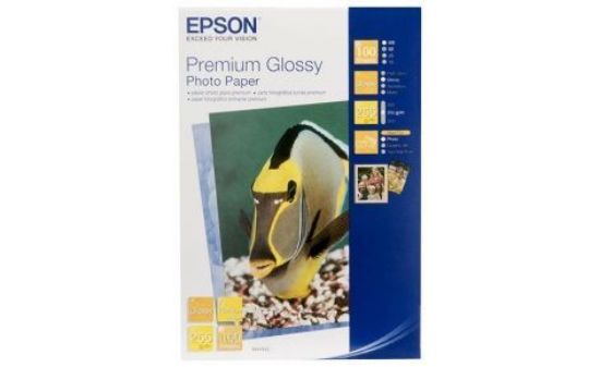 Изображение Фотопапір 100 x 150 мм Epson Premium Glossy Photo Paper,  100 арк, 255г/м2 (C13S041822)