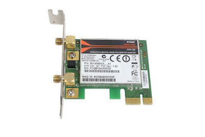 Зображення Беспроводний двухдиапазонний PCI Express адаптер D-Link DWA-566 N300, 2.4ГГц/5ГГц, EEE 802.11a/b/g/n (DWA-566)