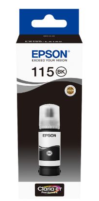 Зображення Контейнер з чорнилом Epson EcoTank 115 Pigment Black (C13T07C14A)