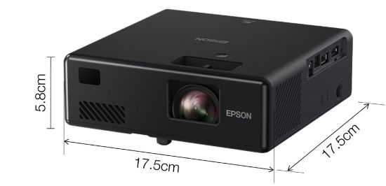 Зображення Проєктор Epson EF-11, Full HD, мобільний лазерний (V11HA23040)