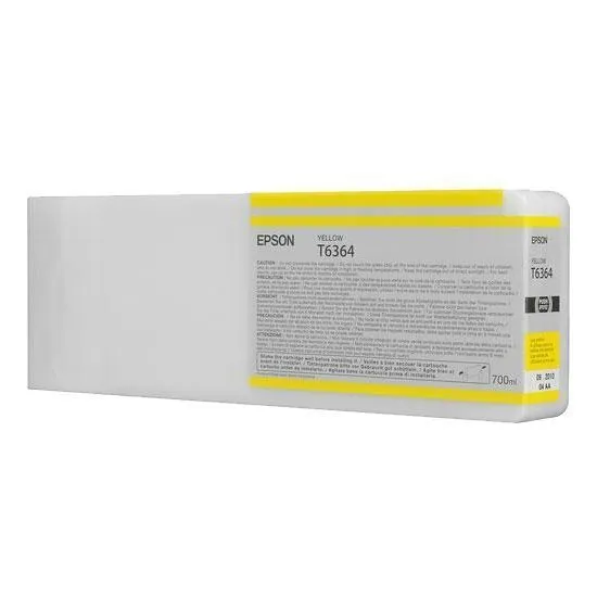 Зображення Картридж струменевий Epson StPro 7700, 7890, 7900, WT7900, 9700, 9890, 9900 yellow, 700 мл (C13T636400)