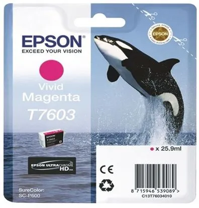 Изображение Картридж cтруменевий Epson SureColor SC-P600 magenta (C13T76034010)