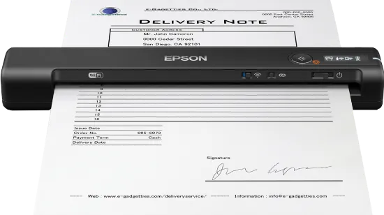 Изображение Сканер Epson WorkForce ES-60W, бездротовий мобільний (B11B253401)