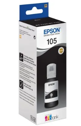 Изображение Контейнер з чорнилом Epson 105  Black для EcoTank (C13T00Q140)