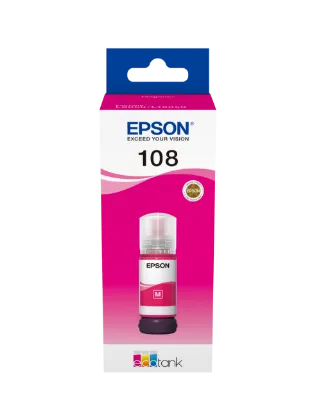 Зображення Контейнер з чорнилом  Epson 108 Magenta (C13T09C34A) 