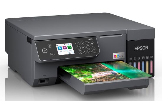 Изображение БФП A4 Epson EcoTank L8100, 3 в 1, 6-ти кольоровий, 22 cтор./хв (C11CK94401)